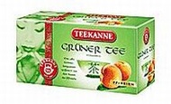 Gruner Tee Pfirsich (peach green tea) from Teekanne