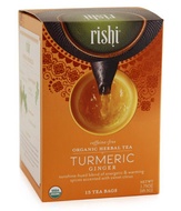 Turmeric Ginger Caffeine-Free Tea Bag from Rishi Tea