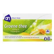 Green tea with honey & lemongrass from Albert Heijn