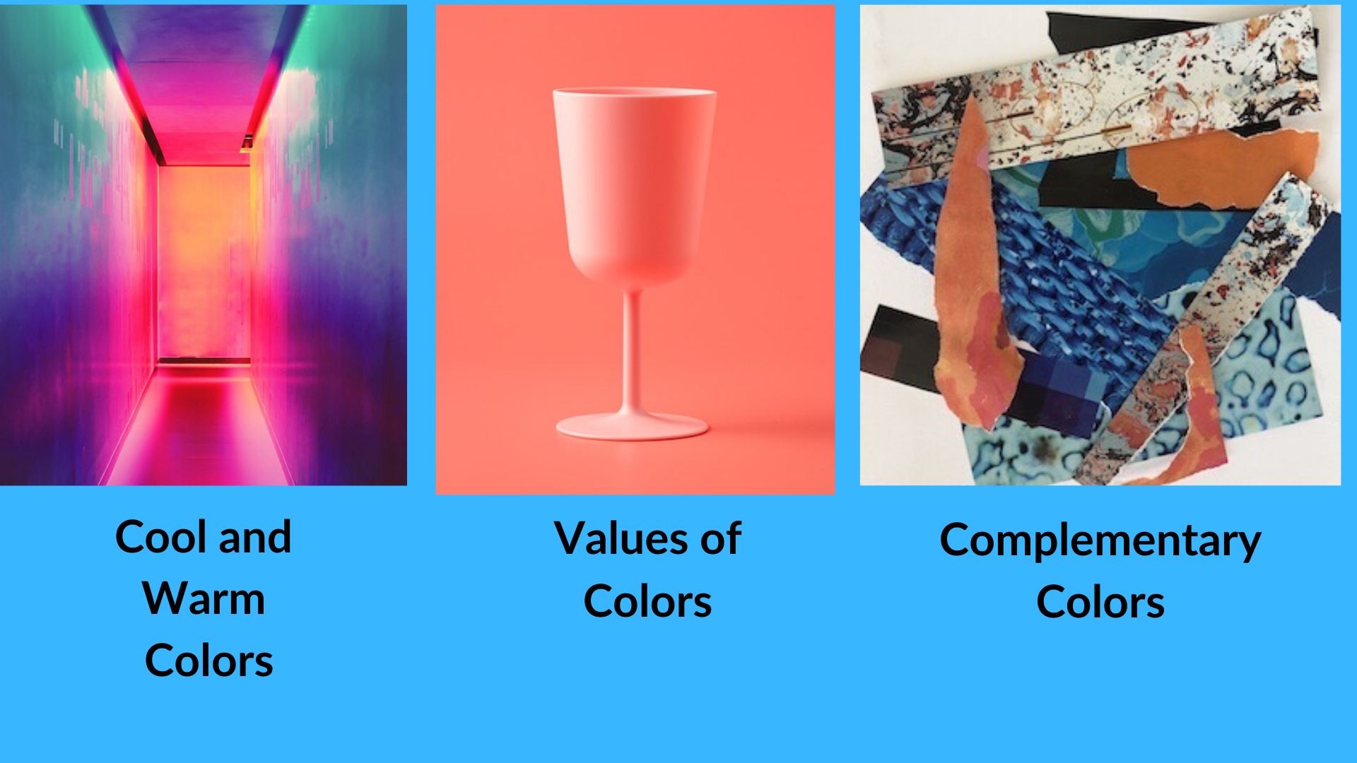 images of color value temperature and complementary colors