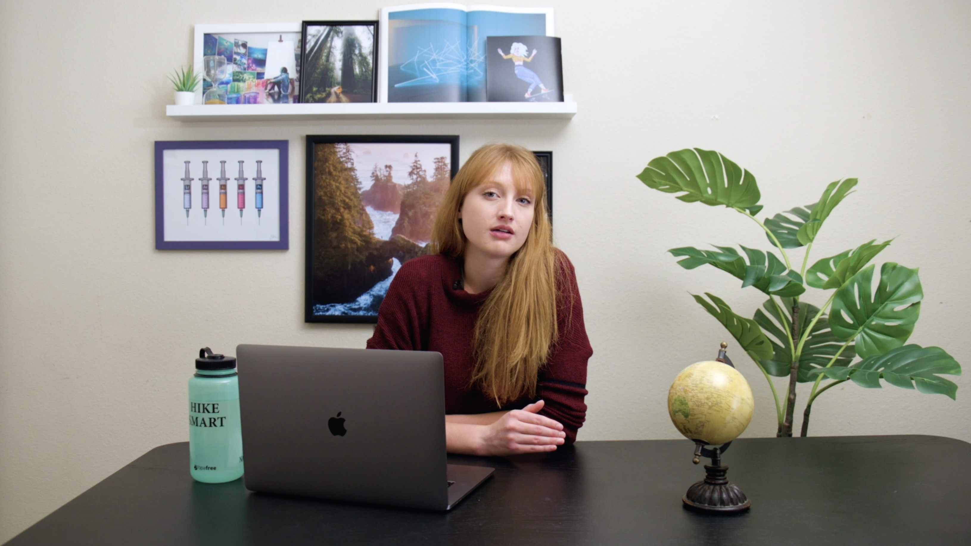 Image of workshop video set up