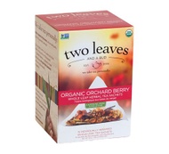 organic orchard berry from two leaves and a bud