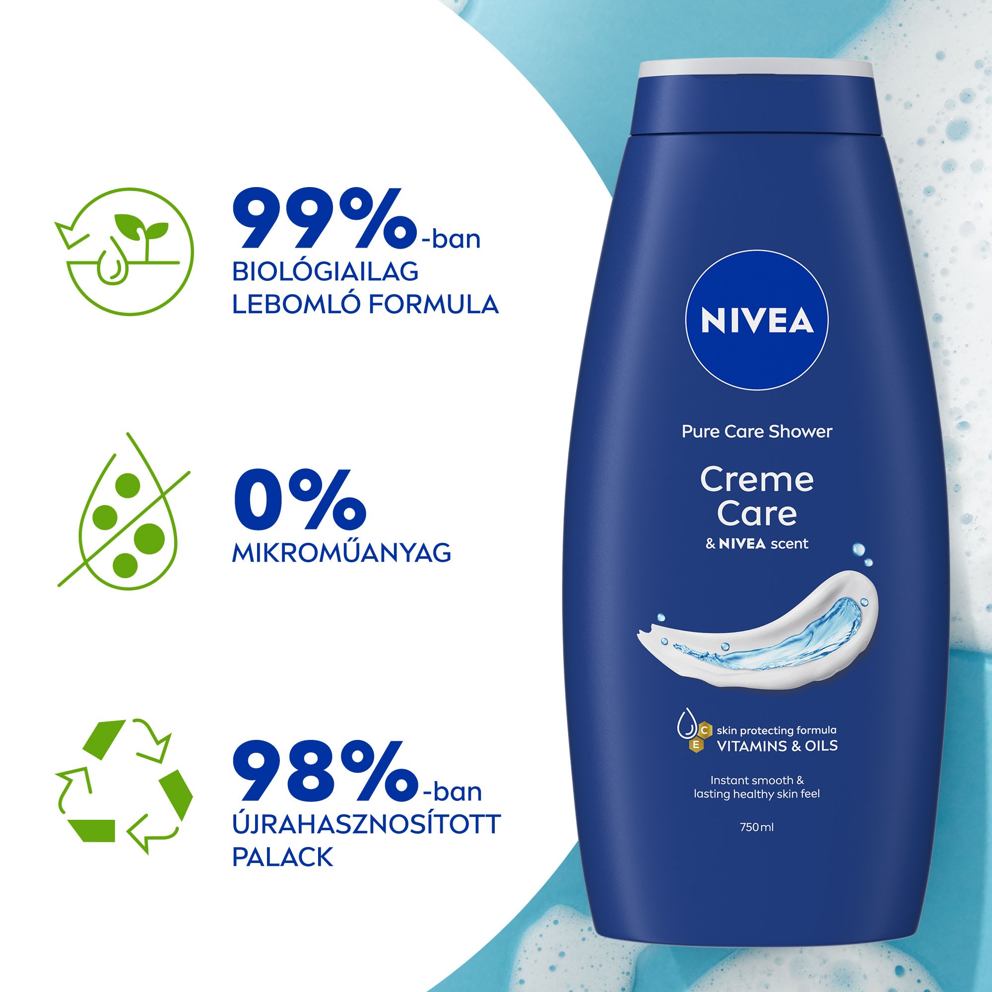 NIVEA Creme Care Krémtusfürdő