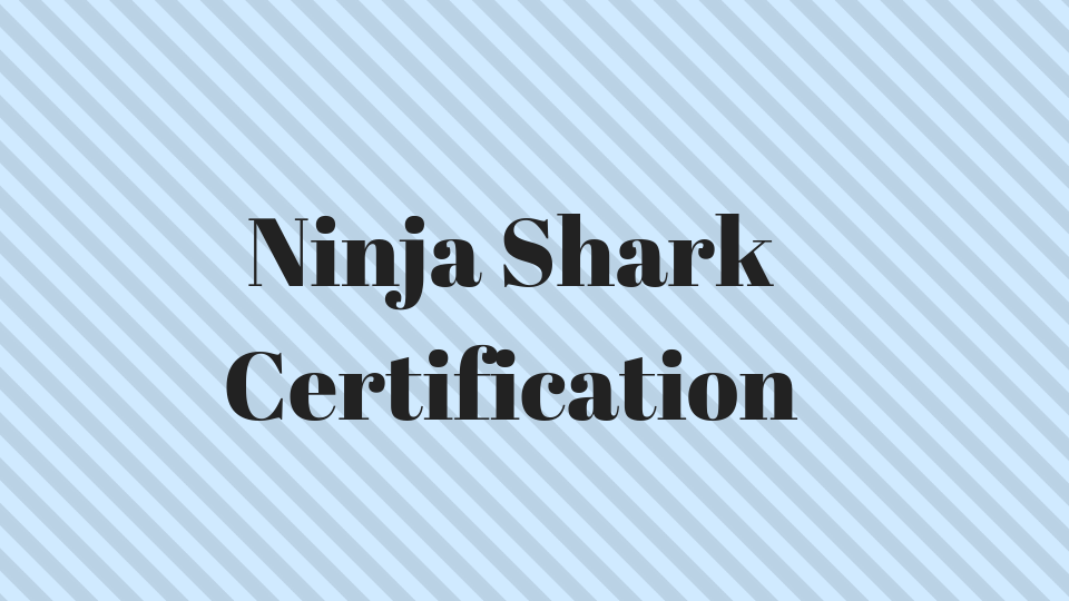 Product image for Ninja Shark Certification