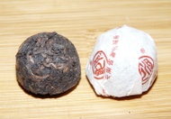 2005 Langhe Premium Ripe Pu-erh tea Mini Tuo Cha from Yunnan Sourcing