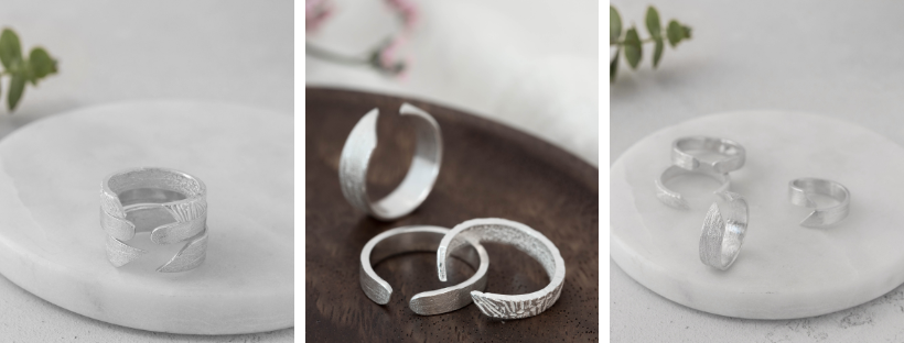 How to make silver clay rings that fit 