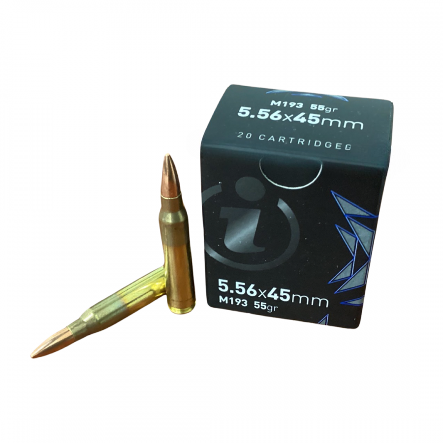 5.56 NATO - Igman 55 Grain Full Metal Jacket - M193 - 20 Round box 