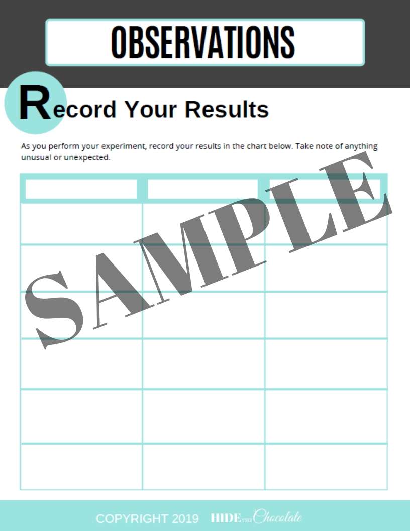 Scientific Method Worksheet ~ Recording Your Science Adventures  Lite Regarding Scientific Method Worksheet High School