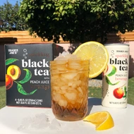 Sparkling Black Tea with Peach Juice Beverage from Trader Joe's