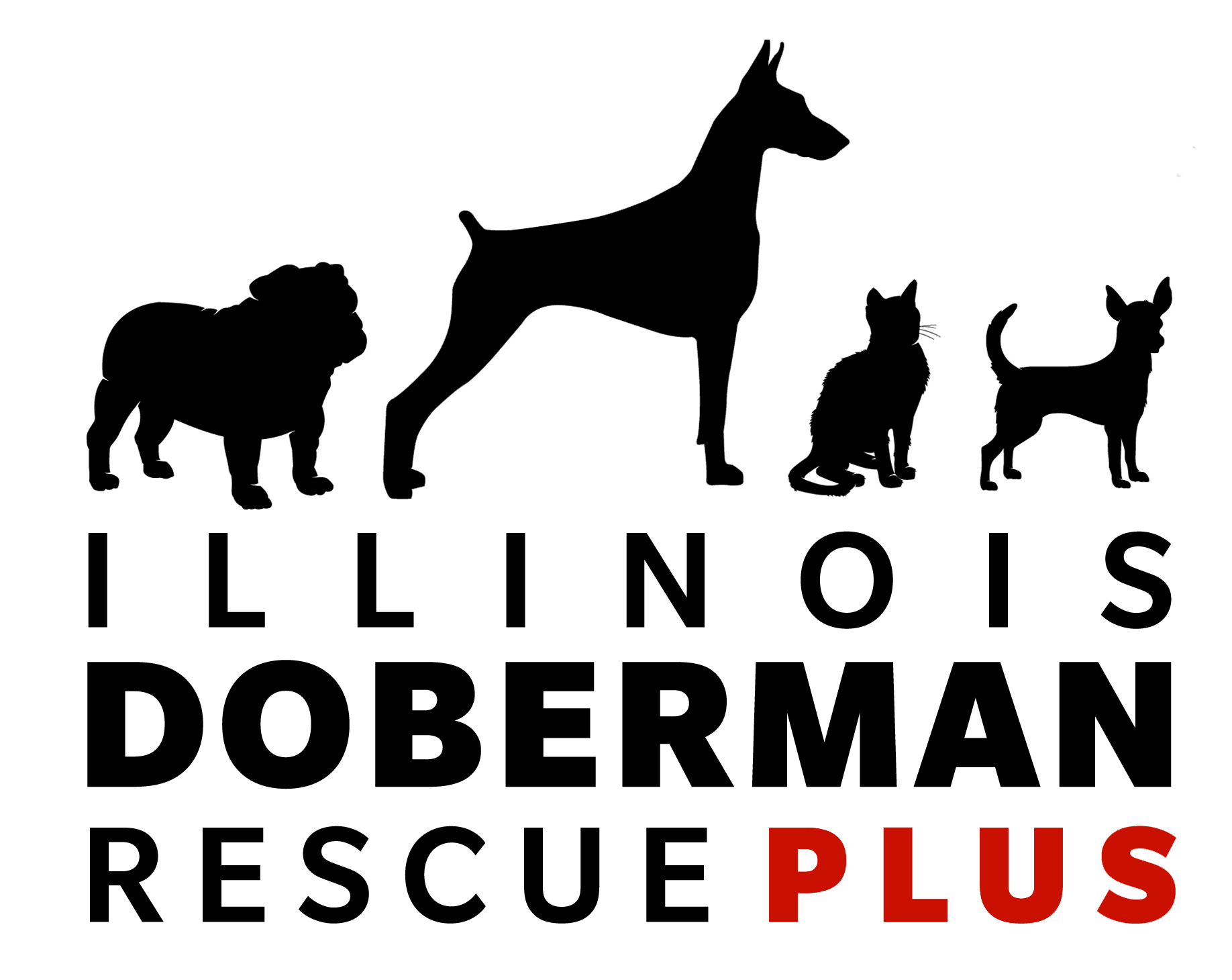 Illinois Doberman Rescue Plus logo