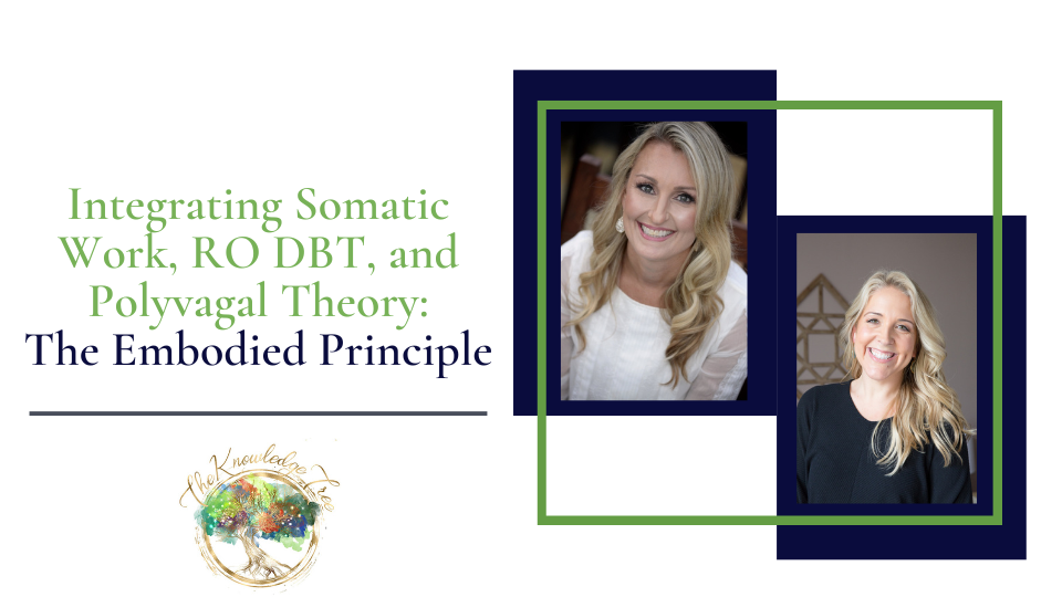 Integrating Somatic Work, RO DBT, and Polyvagal Theory: The Embodied Principle CE Webinar for therapists, counselors, psychologists, social workers, marriage and family therapists