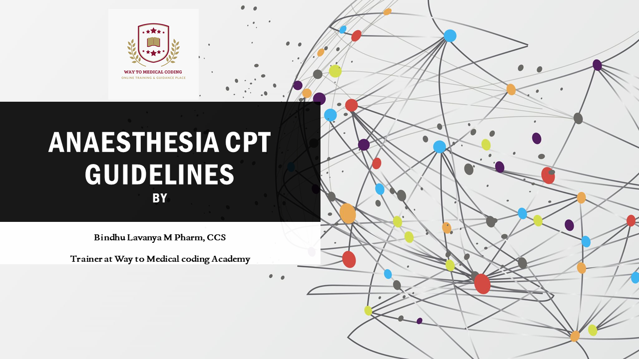 Anesthesia CPT Guidelines Way to Medical coding Academy