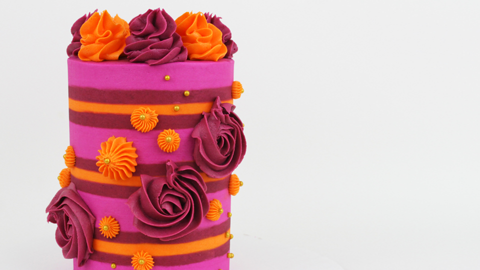 Product image for *Striped Buttercream Cake MiniCourse