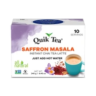 Saffron Masala Chai Tea Latte from QuikTea