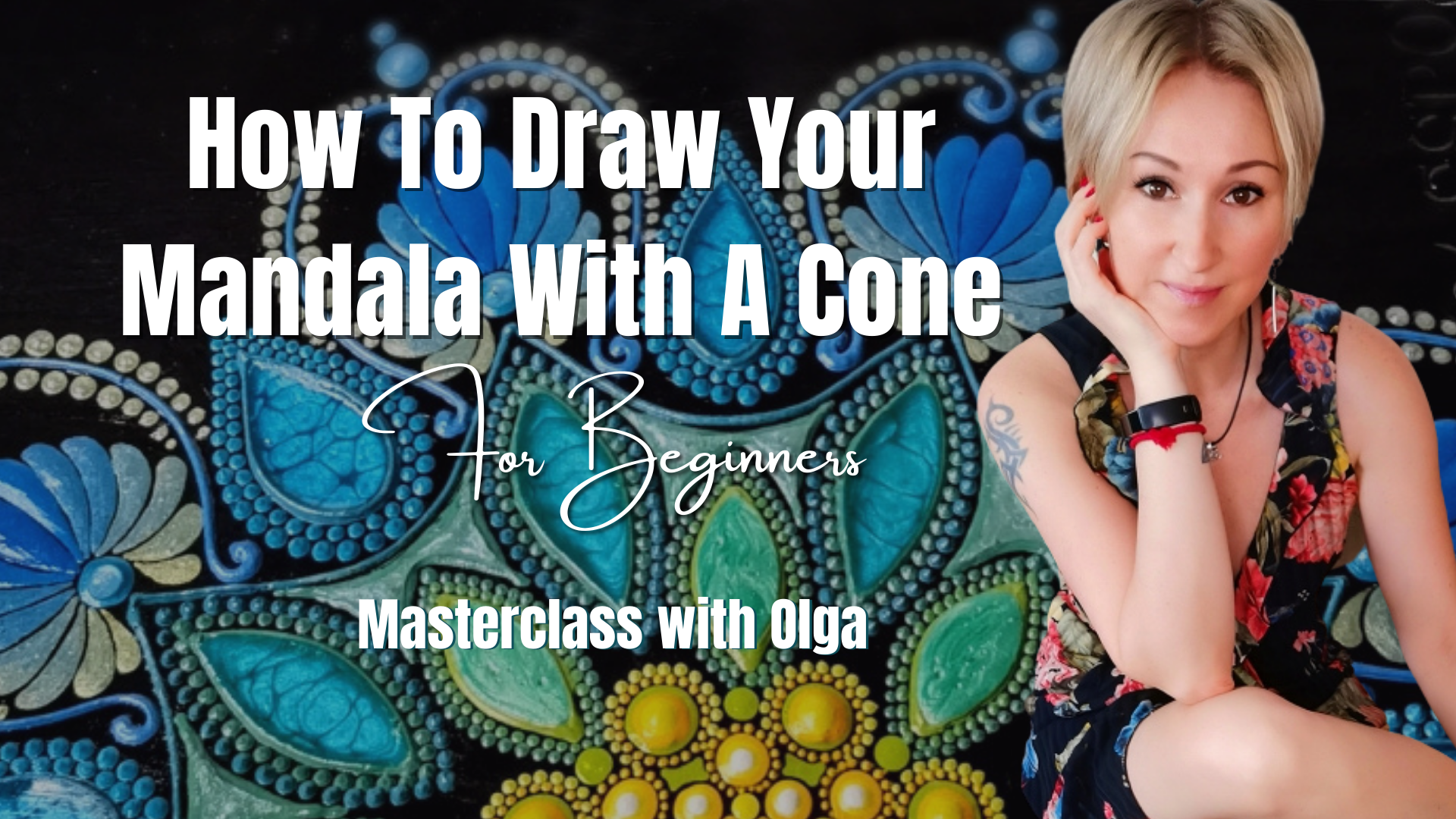 Product image for How To Draw Your Mandala With A Cone / Beginners