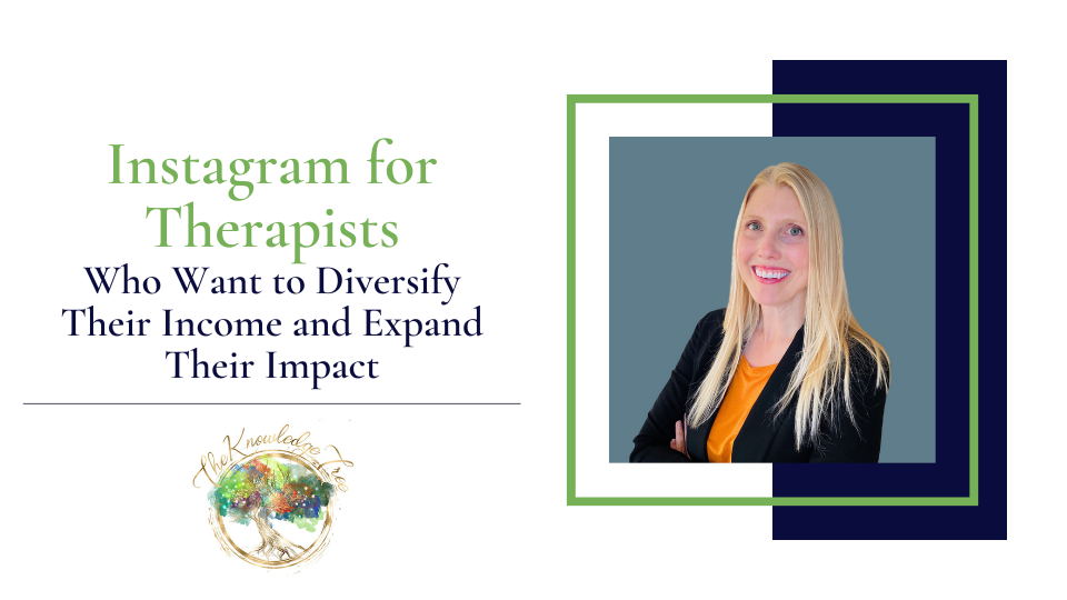 Instagram for Therapists Continuing Education Course for therapists, counselors, psychologists, social workers, marriage and family therapists