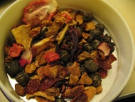 Peachberry Jasmine Sutra with Strawberry Lemonade from Teavana
