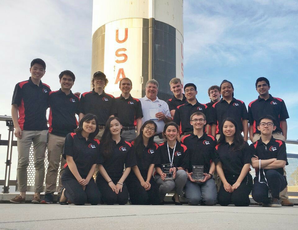 Cornell Rocketry Team members on a tour of Marshall Space Flight Center