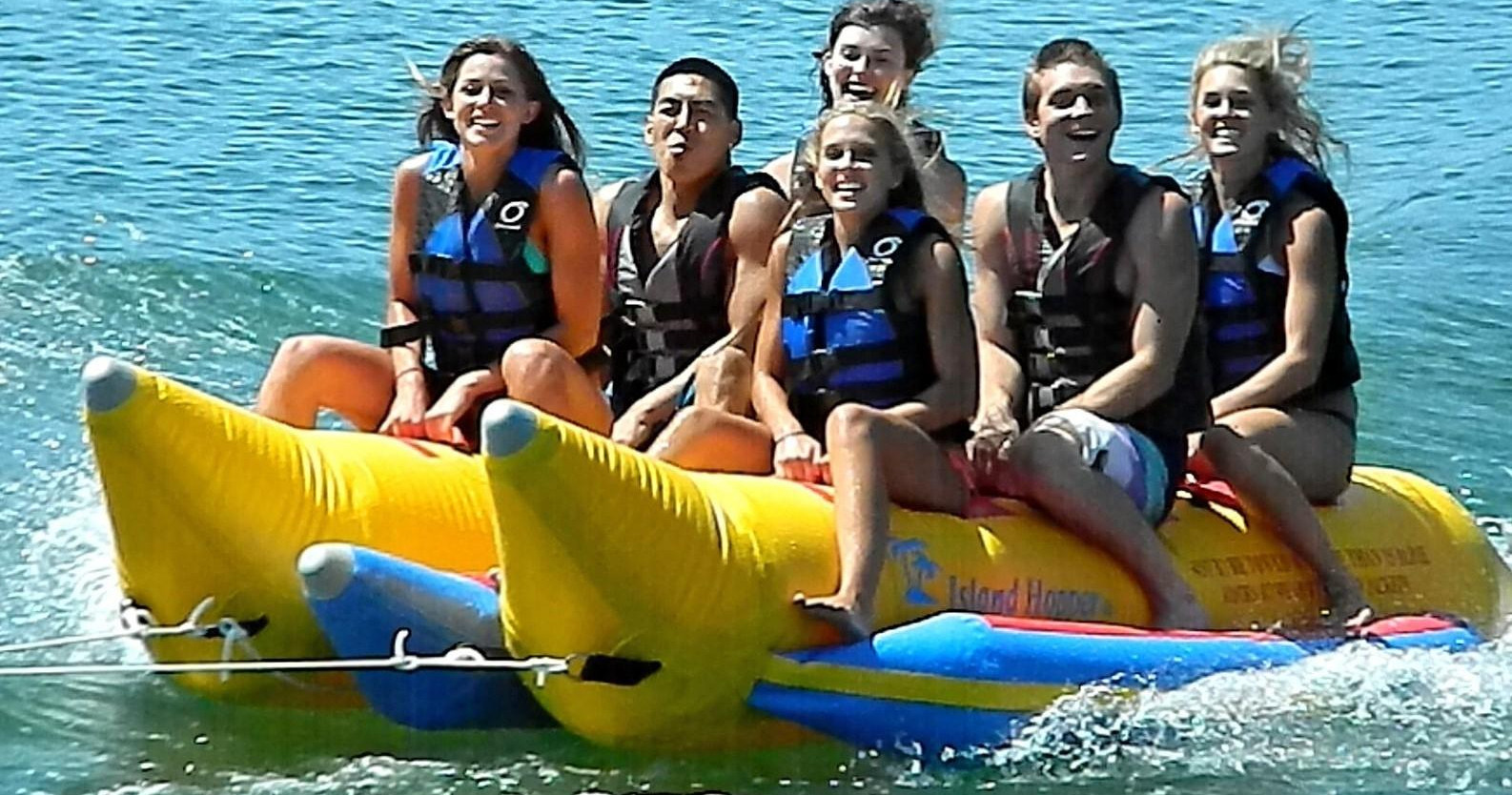 Experience the thrill and excitement of Banana Boat Rides at the Beach Club in Gulf Shores, Alabama, with Top Tier Watersports. Perfect for adventure seekers and families alike, this activity offers a fun-filled boat tour where passengers can bounce, glide, and soar over the sparkling Gulf waters. What makes this experience truly special is the combination of adrenaline and scenic views, as you race across the waves while enjoying the refreshing sea breeze. The Banana Boat is an excellent way to make lasting memories, whether you're celebrating a special occasion or simply seeking a joyful day out in the sun. Safety is a top priority, with experienced guides ensuring everyone stays secure while having a blast. The vibrant atmosphere at the beach club adds to the fun, making it a favorite for visitors looking to spice up their Gulf Shores adventure. Suitable for most age groups and fitness levels, the ride provides a lively and energetic experience that guarantees smiles and laughter. After your ride, you can relax on the sandy shores or explore local shops and eateries nearby. Don't miss out on this iconic Gulf Shores activity that combines excitement, scenic beauty, and family-friendly fun for an unforgettable outdoor adventure. - Mobile, Alabama