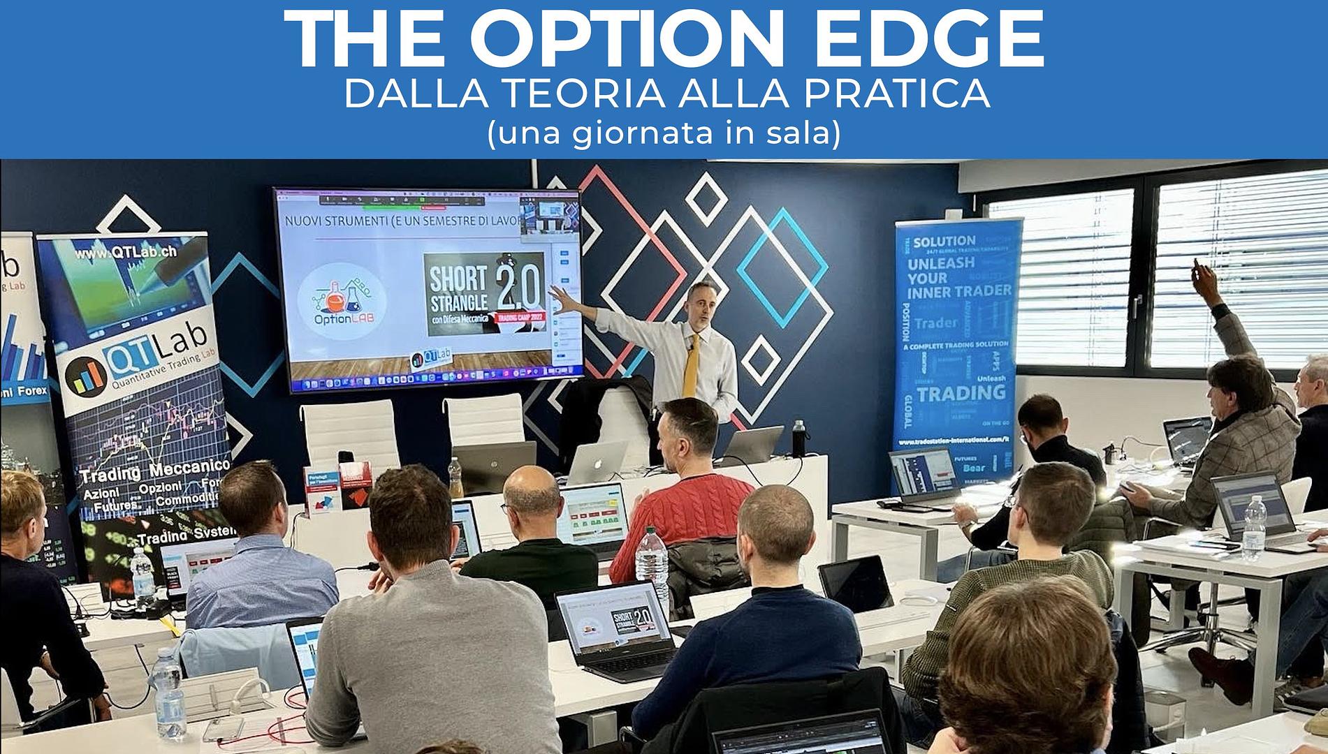 studenti corso option edge - trading edge con le opzioni (edge trading QTLAb)