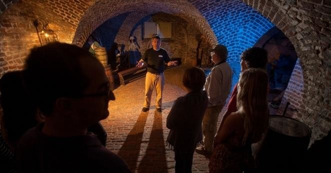 Explore Charleston's eerie past with The Charleston Ghost and Dungeon Tour, an unforgettable private ghost tour offered by Bulldog Tours. This unique experience takes you through the historic streets and shadowed courtyards of one of America’s most haunted cities. Guided by knowledgeable storytellers, you’ll uncover chilling tales of spirits, legends, and historic dungeons dating back to colonial times. What sets this tour apart is its intimate nature—offering private bookings ensures you receive personalized attention and the chance to truly absorb Charleston’s spooky atmosphere without the distractions of a larger group. Walking through cobblestone alleys by lantern light, you’ll visit some of the city's most haunted sites, including underground dungeon ruins where prisoners once waited in darkness. This blend of history and supernatural intrigue gives you a captivating glimpse into Charleston’s rich and mysterious heritage. Whether you're a horror aficionado or a curious traveler, this ghost tour provides a thrilling way to experience Charleston by night while learning about its dark past. - Charleston, SC
