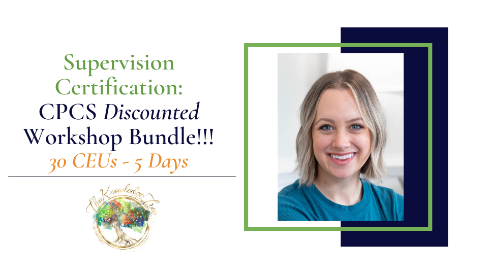 Supervision Certification Discounted Bundle CE Courses for Therapists, counselors, psychologists, social workers, marriage and family therapists