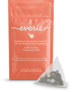 Peach Ginger Green CBD Tea (Decaffeinated) from Everie