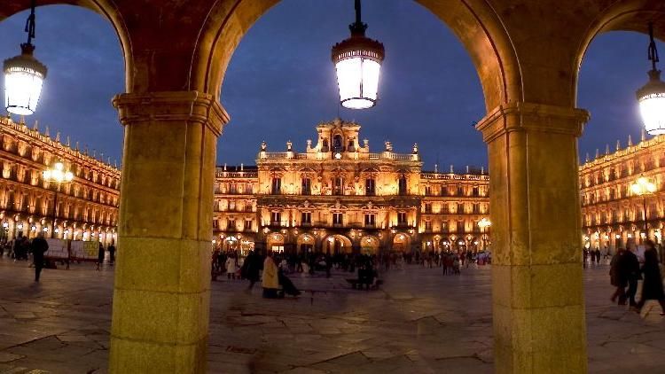 Second night's accommodation in historic Salamanca