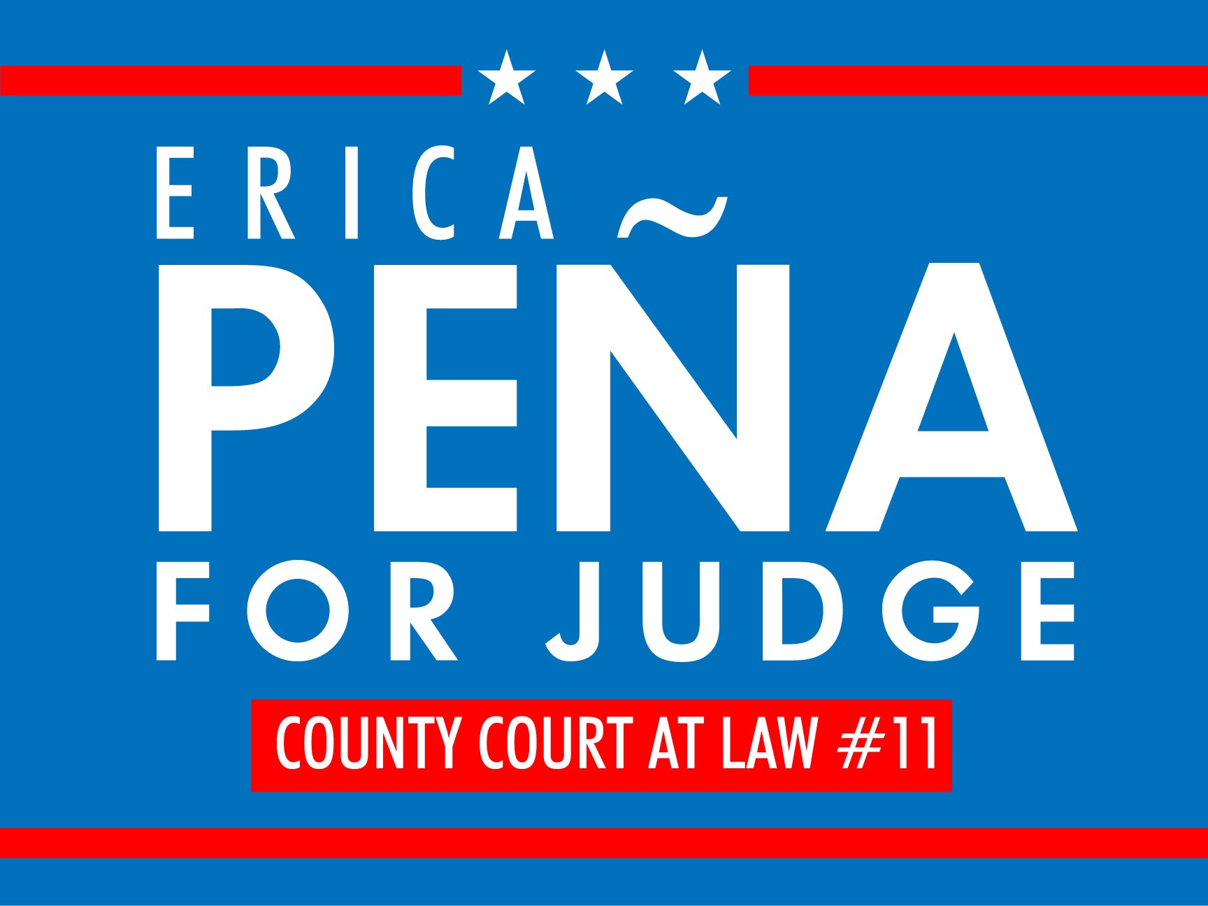 Erica Peña for Judge logo