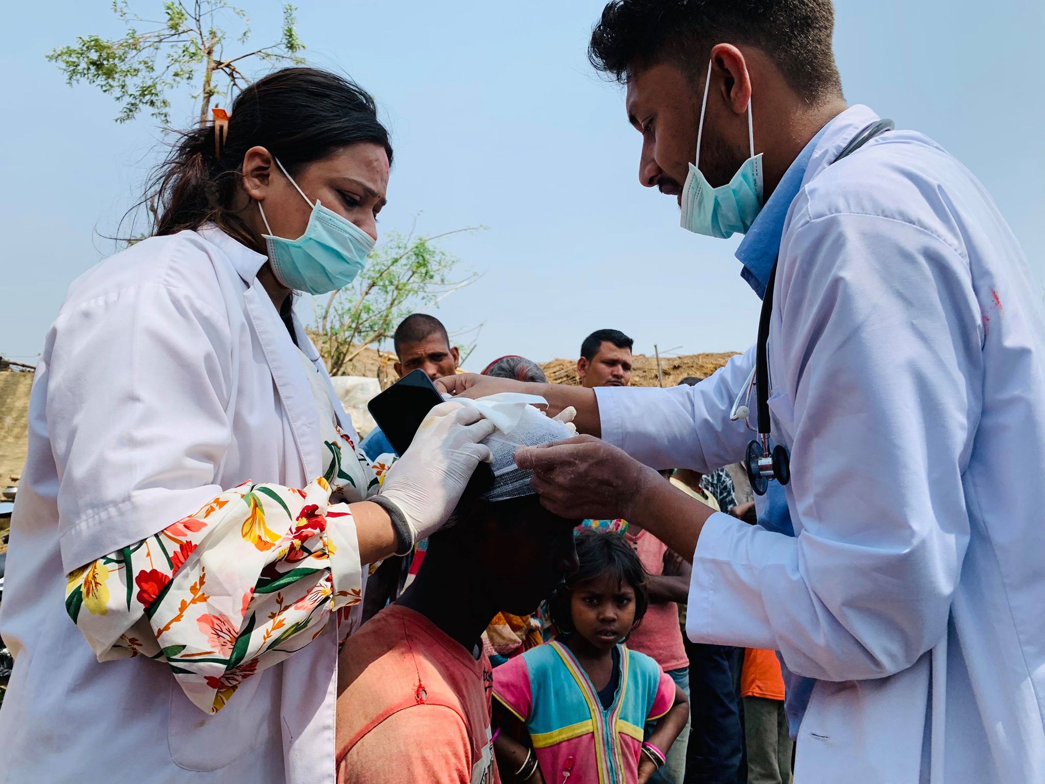 WE CARE FOR HUMANITY logo