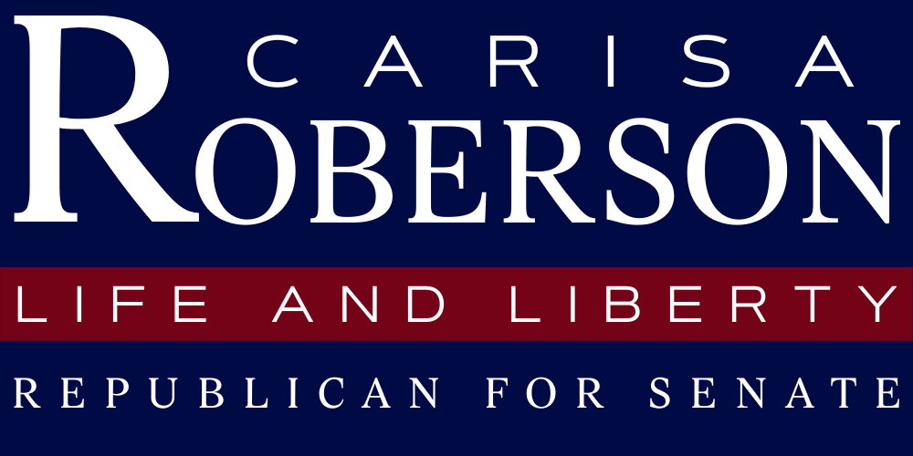 Carisa Roberson for State Senate 2020 logo