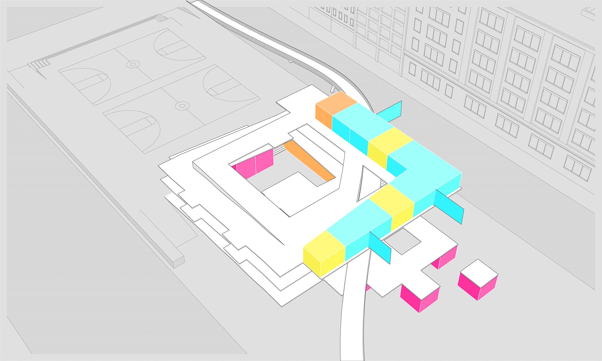 Diagram drawing - Columbia GSAPP