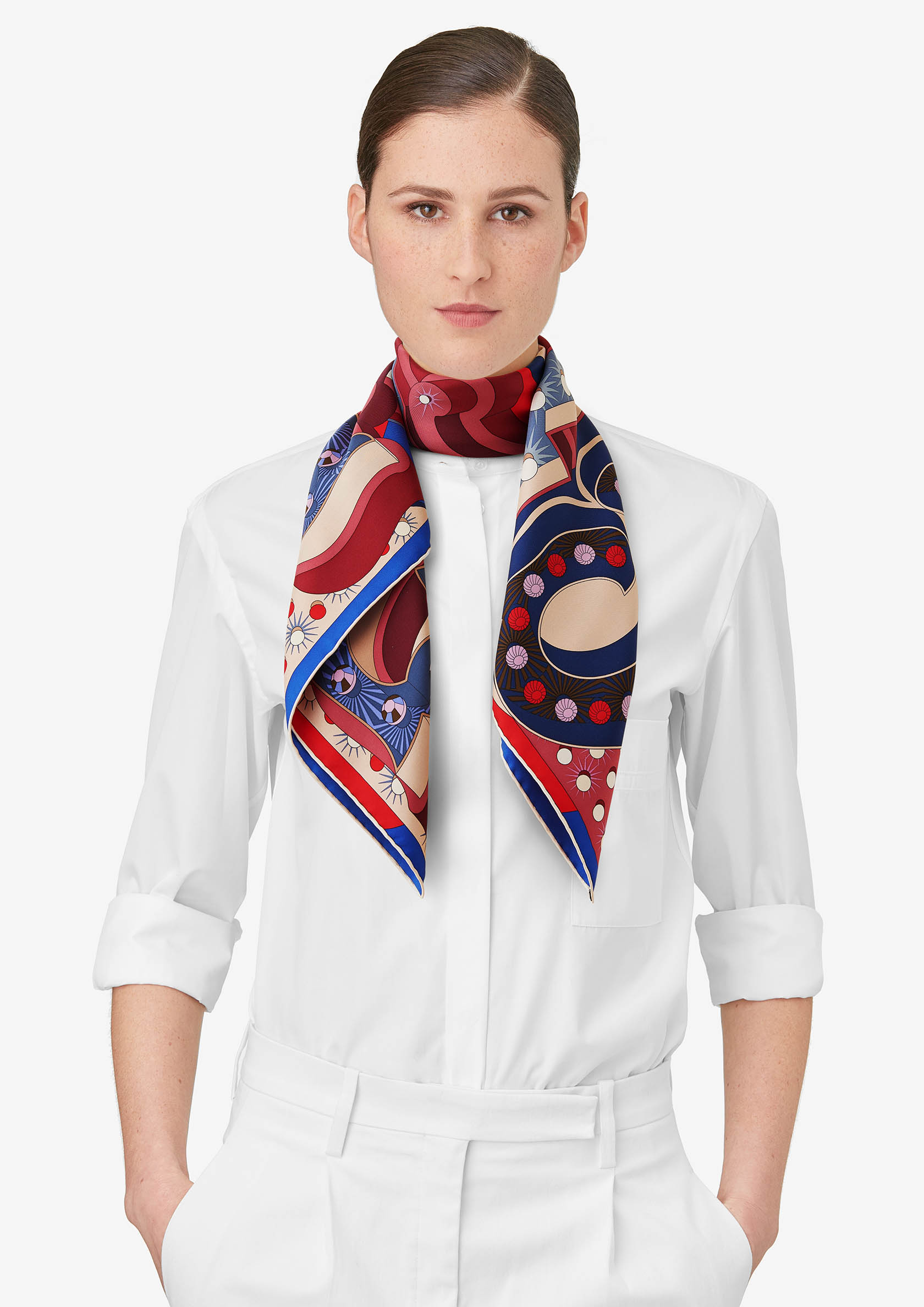 hermes electrique scarf