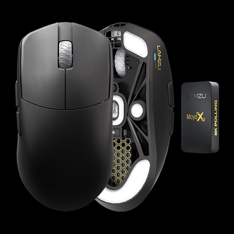 Lamzu MAYA X Wireless Gaming Mouse - Black - Micro Center
