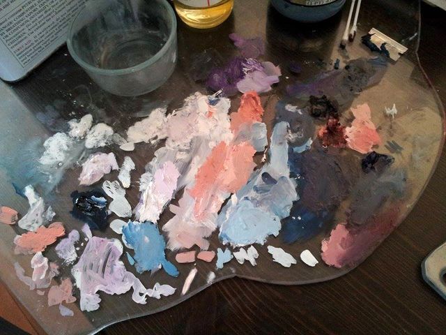 image: The chaos of my palette