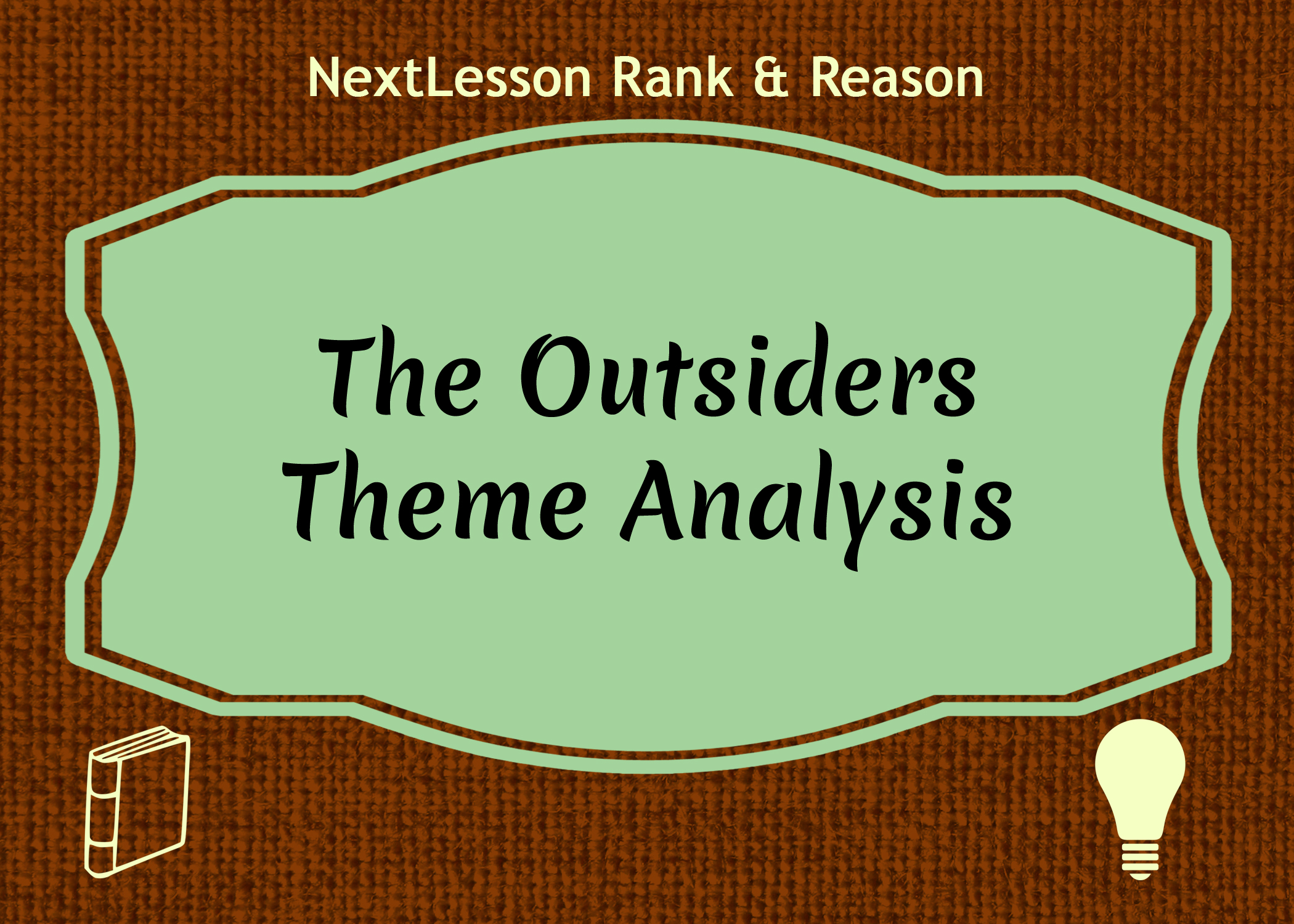 The outsider theme essay