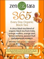 365 Every Day Organic Citrus Black Tea Blend from Zen Tara Tea