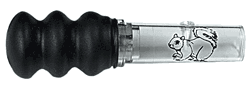 Haydel’s Game Calls DS85 Deluxe Open Call Grey Squirrels Sounds Attracts Squirrels Clear/Black Acrylic | USA Gun Store