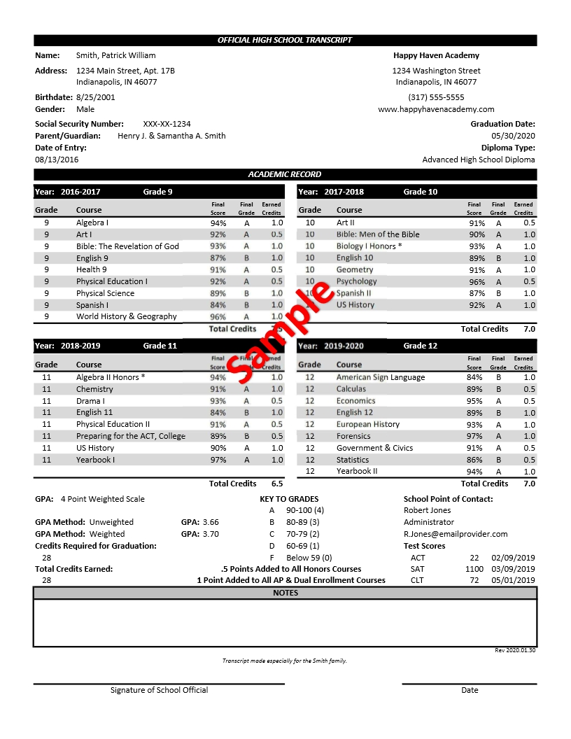 Easy DIY Transcripts Graduation Year 2024 Solution Point