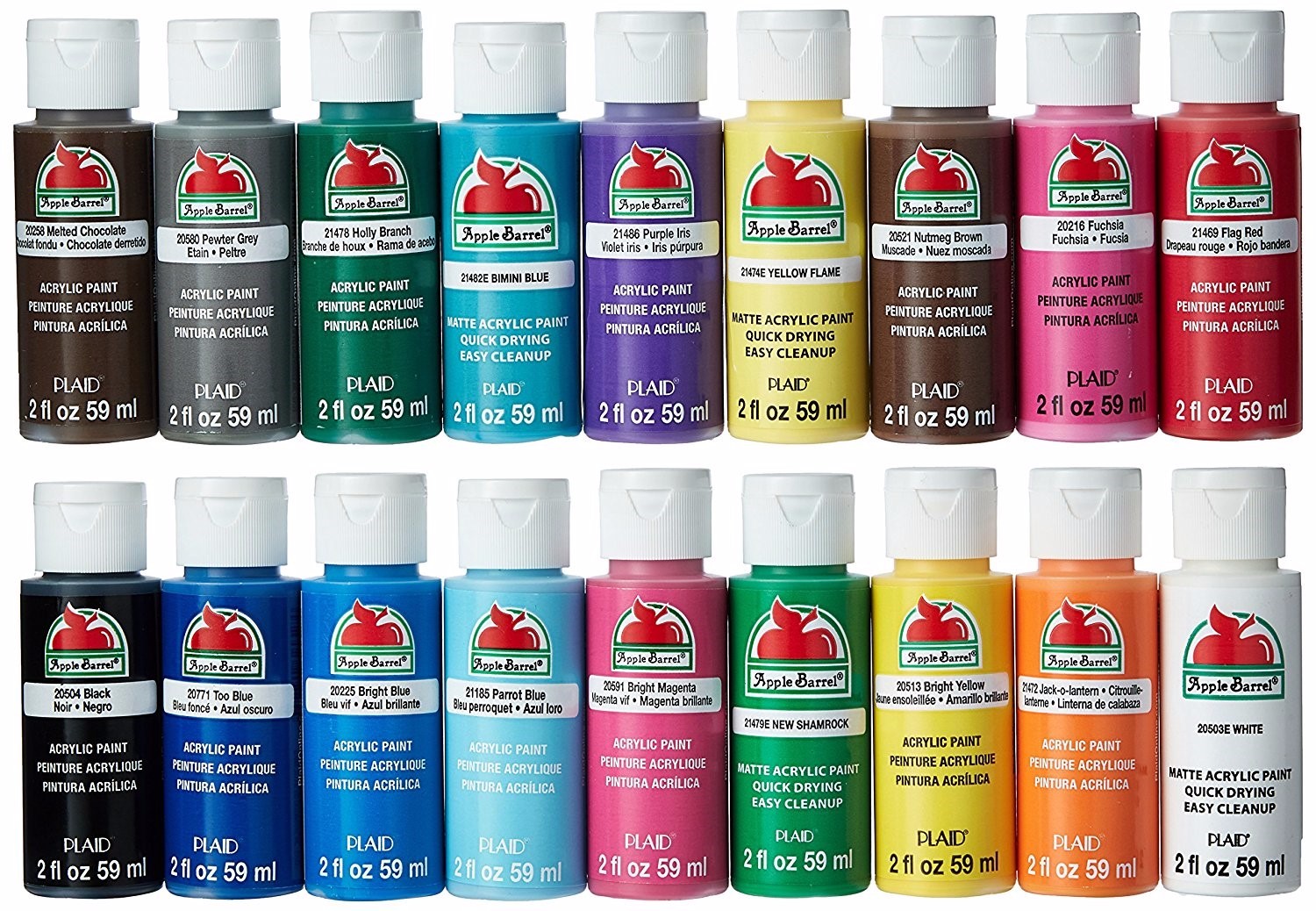 Americana Bright Acrylic Paint Set