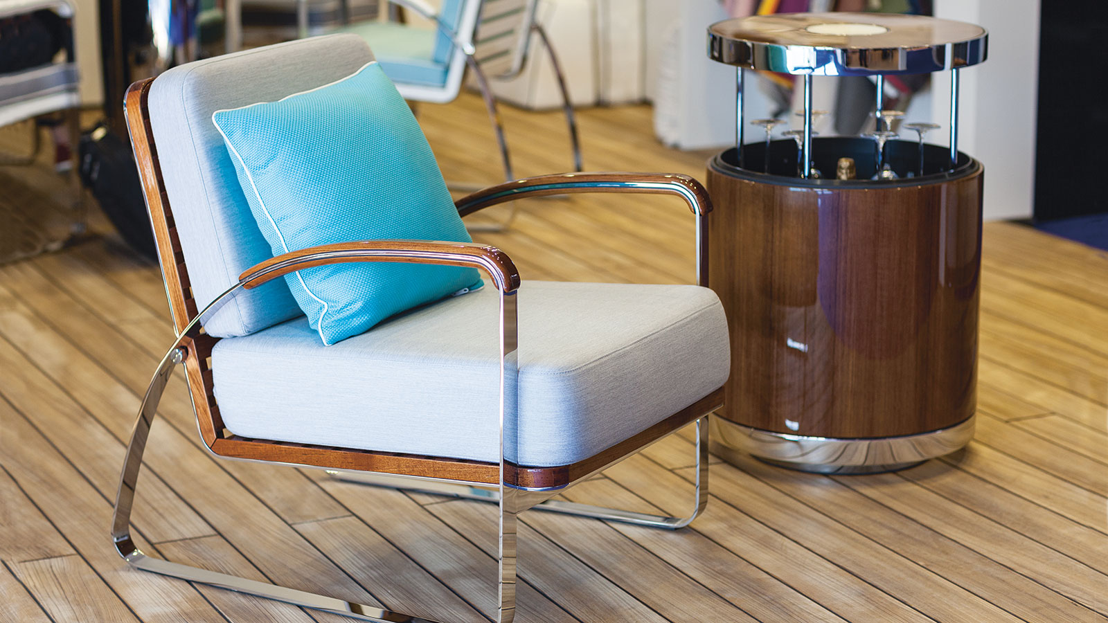 At sea with Siebensee: Two superyacht furniture giants join forces