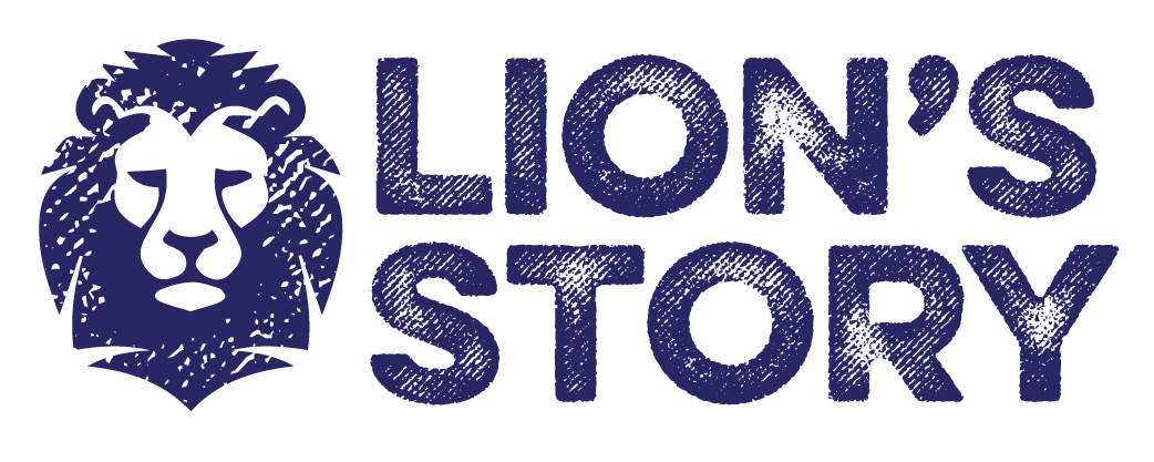 The Lion's Story Village logo