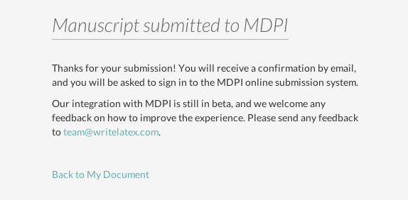 WriteLaTeX MDPI publish submission screenshot 4