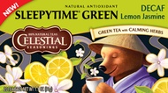 Decaf Sleepytime Lemon Jasmine Green from Celestial Seasonings