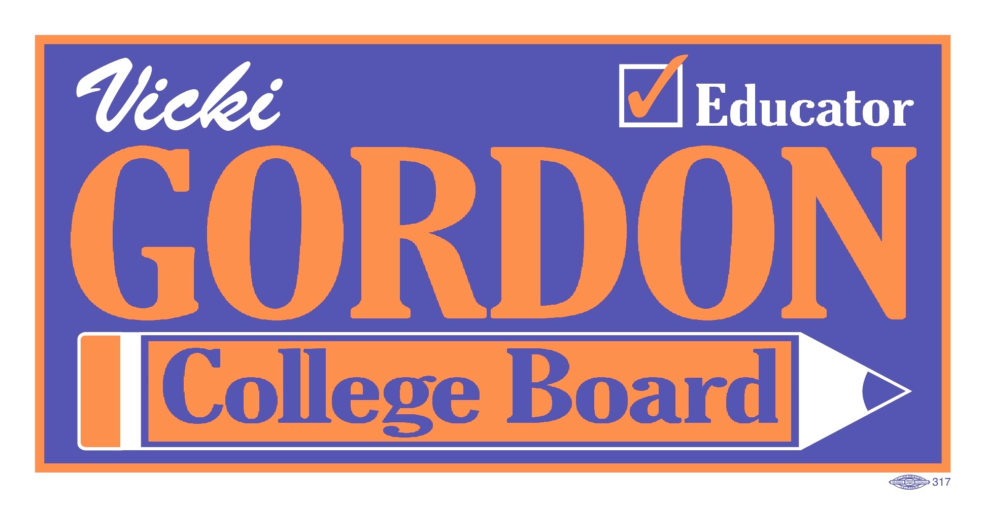 Vicki Gordon for College Board 2020 logo