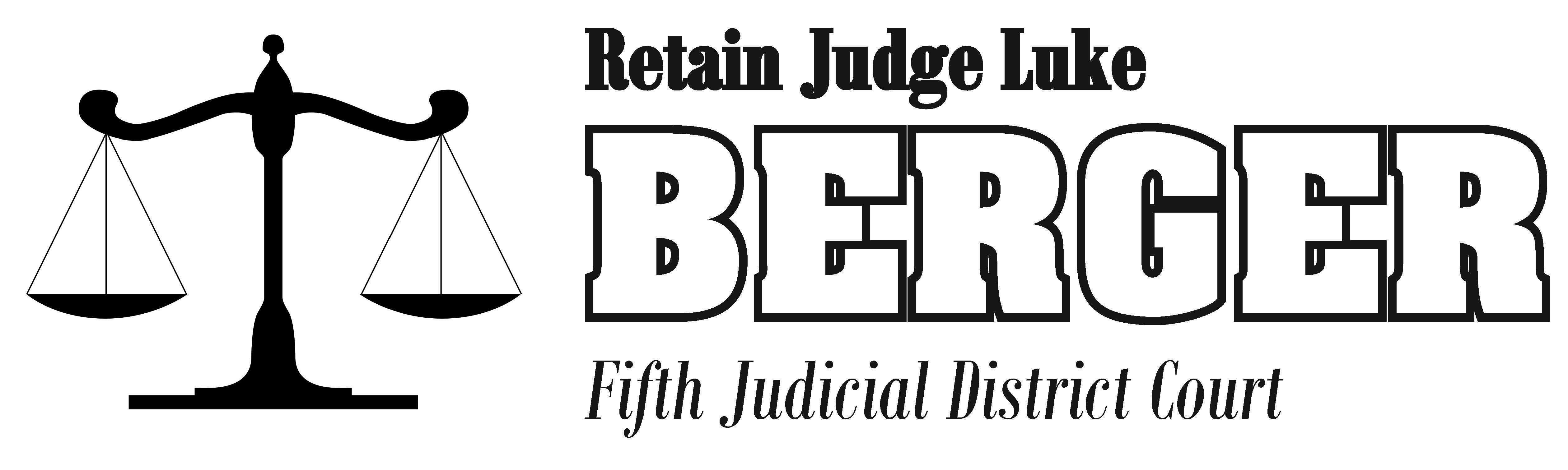 Retain Judge Berger logo