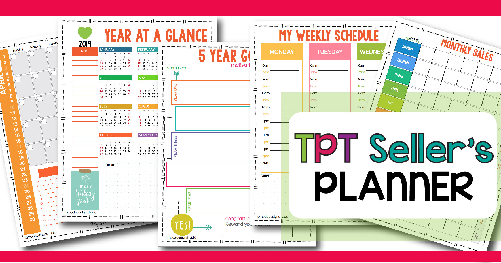 TPT Seller's Planner Creating and Selling Teaching Resources 101