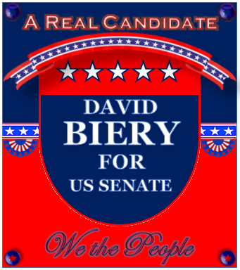 David Biery for US Senate logo