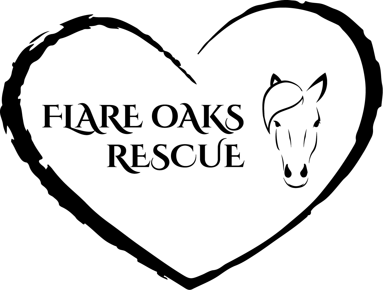 Flare Oaks Rescue logo