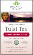 Tulsi Pomegranate Green Tea from Organic India